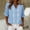 Light Blue1, variant on 2026 Womens Summer Tops Cotton Embroidered Button Down Blouses Long Sleeve Casual Loose Boho Tunic Shirts, S-XXL