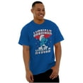 thumbnail image 3 of Hefty Smurf American Muscle USA Men's Graphic T Shirt Tees Brisco Brands S, 3 of 6