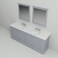 thumbnail image 5 of Dukes 84 in W Dark Grey Double Vanity, Cultured Marble Top, Faucet Set, and 34 in Mirrors, 5 of 8