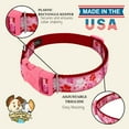thumbnail image 5 of Country Brook Petz® Deluxe Puppy Love Ribbon Dog Collar, Large, 5 of 6