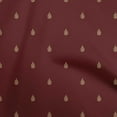 thumbnail image 1 of oneOone Cotton Poplin Maroon Fabric Block Sewing Craft Projects Fabric Prints By Yard 56 Inch Wide, 1 of 1