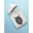 thumbnail image 3 of Silhouette Of A Wolf. Hoodie Men -Image by Shutterstock, Male Large, 3 of 4