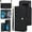 Black, variant on Allytechgroup Wallet Case for Google Pixel 6a with Credit Card Slot, RFID Blocking PU Leather Case with Lanyard & Shoulder Strap & Kickstand Shockproof Bumper for Women Men, Black