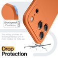 thumbnail image 4 of JETech Slim Fit Case for iPhone 17 Pro 6.3-Inch, Camera Lens Full Protection, Soft TPU Thin Protective Phone Cover with Matte Finish (Orange), 4 of 6