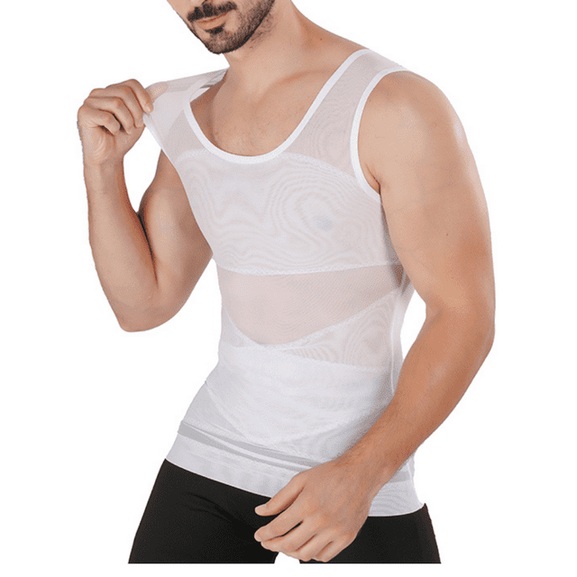 Men's Chest compression shirt to hide gynecomastia moobs slim chest slim belly tank top for Summer XL black|https://ae01.alicdn.com/kf/S75f34799bfbc4024aa84d71c4c8c8b1ag.png