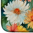 thumbnail image 5 of Carolines Treasures DAC1554DDM 21 x 14 in. Chrysanthemums in Watercolor Dish Drying Mat, 5 of 5