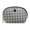 PROFUSION COSMETICS HOUNDSTOOTH COSMETIC BAG