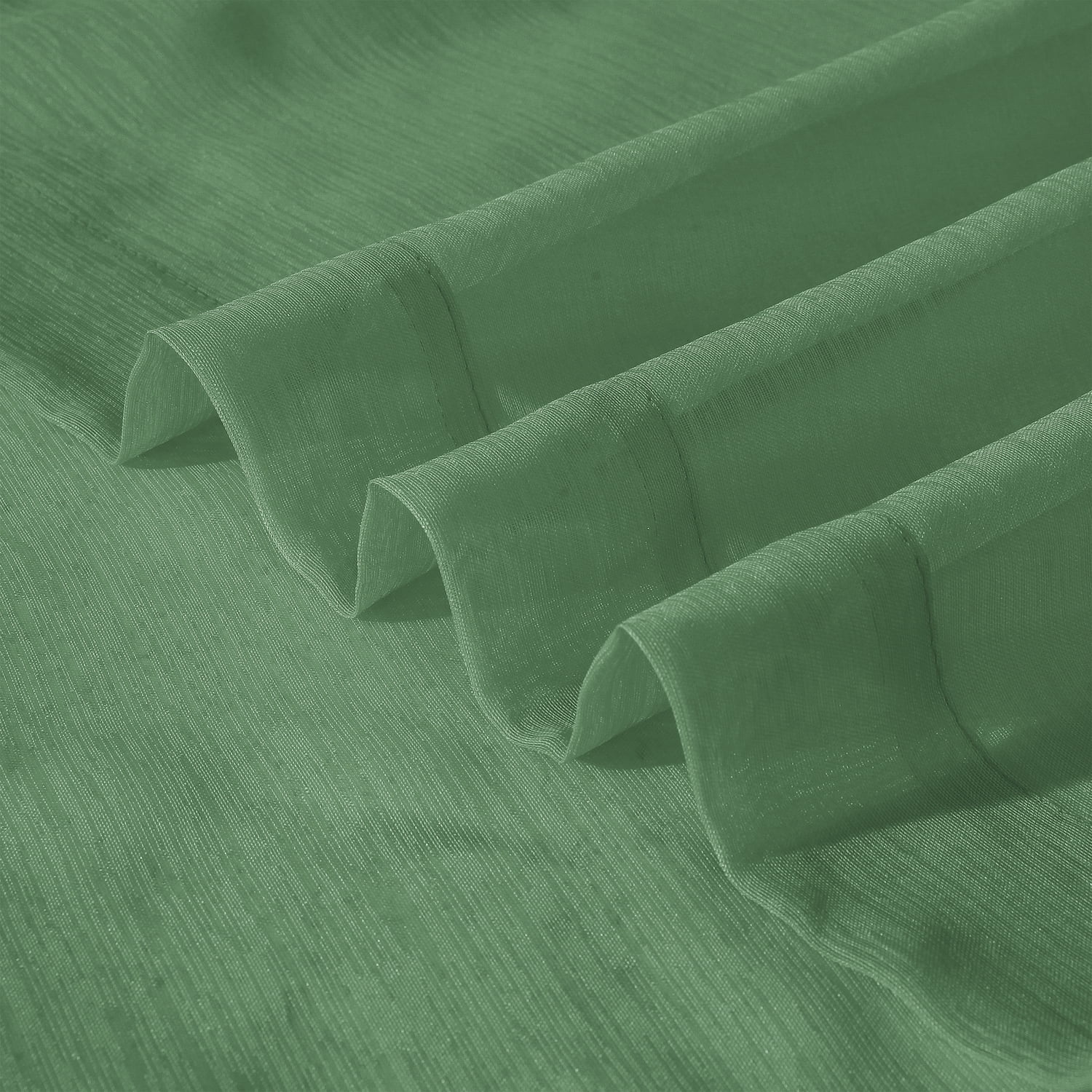 Dainty Home Malibu Textured Semi-Sheer Linen Look Grommet Top Curtain Set Of 4, 54" x 84" each (Covers Two Windows)