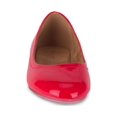 thumbnail image 2 of WANTED Womens Red Rainbow Sole Padded Marlo Round Toe Slip On Ballet Flats 7, 2 of 3
