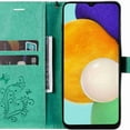 thumbnail image 4 of Dteck Galaxy A13 5G Case, Samsung A13 5G Wallet Case PU Leather Elegant Embossed Magnetic Cover with Flip Kickstand Card Holder Cover for Samsung Galaxy A13 5G Big Butterfly, Green, 4 of 4