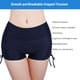 thumbnail image 3 of Greeniant Traje de baño Pantalones cortos Calzoncillos de baño Tallas grandes Amigables con la piel Absorción del sudor Pantalones recortados Traje de Deportes acuáticos Negro SG Greeniant OD020846-22B, 3 of 6