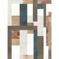 thumbnail image 2 of Vess, June Erica 19x24 White Modern Wood Framed Museum Art Print Titled - Earthen Interlock II, 2 of 4