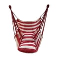 thumbnail image 2 of YingYouFu Hanging Hammock Chair with Rope, Macrame Cotton Swing Seat for Outdoor Patio Deck Porch, Indoor Bedroom Balcony Relaxing Swing Chair, 2 of 6
