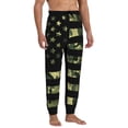 thumbnail image 4 of Xecao American Flag Camo Print Active Tech Joggers for Men, Mens Sweatpants Lounge Pants with Pockets-Small, 4 of 5