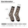 thumbnail image 5 of Yiaed Leopard And Zebra1 Print Great elasticity Crew Socks Sports socks for Men and Women, 5 of 5