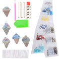 thumbnail image 2 of , Llaveros De Diamantes De Imitación, Llaveros Con Forma De Cono De Helado DIY, Colorfast Y Antiwear Decoración Del Hogar Adultos Para Niños Regalo De Navidad Ccdes Otros, 2 of 8
