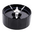 thumbnail image 1 of Blender Replacement Parts Base and Juicer Blender Gear Accessories Black-2PCS 250W cross knife block 7fins, 1 of 5