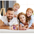thumbnail image 7 of Family handprint kit, DIY craft souvenir wooden frame, endless gift set, non-toxic paint, transparent paper (white), 7 of 7