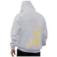 thumbnail image 3 of Gerichy Hoodies for Men Loose Solid Hooded Sweater Top Hoodies for Men Grey,L, 3 of 5