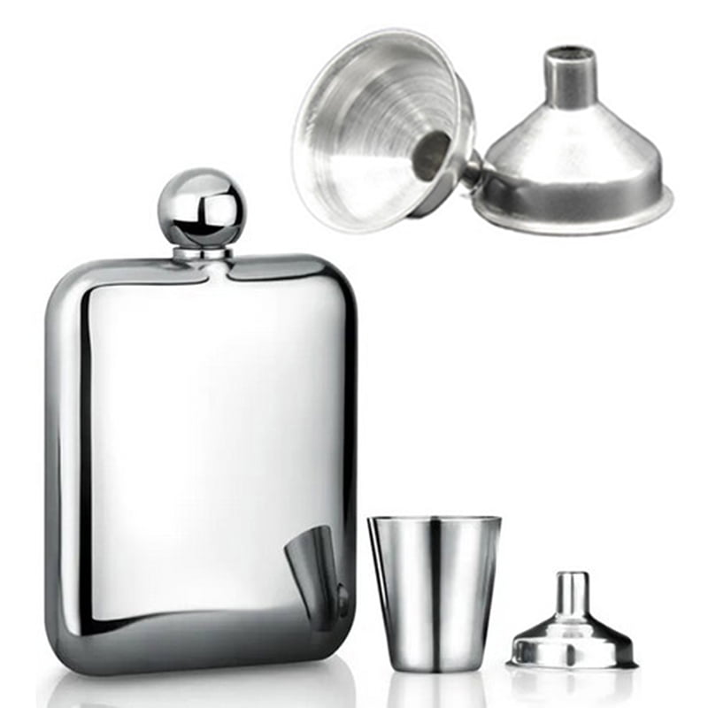 MZY1188 Stainless Steel Funnel,Hip Flask Funnel hip flask funnel stainless steel funnel Refillable Bottle Accessories 