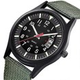 thumbnail image 1 of Reloj analógico deportivo de campo táctico del ejército para hombres, reloj de trabajo, resistente al agua, reloj de cuarzo casual al aire libre para hombres, verde, pulsera ShuxiuWang 8390612971884, 1 of 1