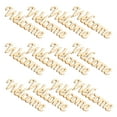 thumbnail image 5 of WEUVEB Beige Wooden Welcome Cutouts Unfinished Wood Signs for Painting 60Pcs, 5 of 8