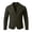 Army Green, variant on Men's Notched Lapel Blazer Jacket Casual Long Sleeve Slim Fit Jacket with Patch Pockets Gray