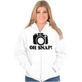 thumbnail image 4 of Oh Snap Shot Photography Photographer Zip Up Hoodie Men's Women's Brisco Brands M, 4 of 6