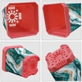 thumbnail image 4 of HemaKayy Decorative Planter Pot Set - Perfect for Small Plants - Colorful Design With Drainage Hole - Ideal for Home and Garden Decor - Set of 8 - Unique Marble Texture, 4 of 6