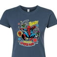 thumbnail image 3 of Marvel Spider-Man - Stickers Style - Juniors Fitted Graphic T-Shirt, 3 of 5