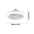 thumbnail image 3 of Oefntac Small Fan Ceiling Fan with Lights,Enclosed Low Profiles Fan Light,Ceiling Light with Fan,Hidden Fan Delier with Remote Intelligent Control, 3 of 9