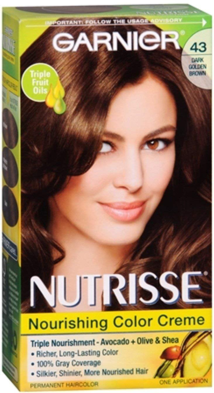  Garnier  Nutrisse Nourishing Hair Color  Creme 43 Dark  