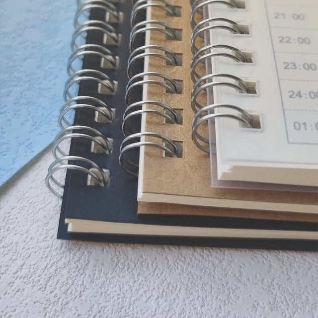 Plan diario sencillo Libro Pushcard Libro diario de autodisciplina Manual de eficiencia del estudiante Nota de trabajo Libro de planificación de esta semana