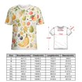 thumbnail image 2 of Various Fruits T Shirts Basic T-Shirt Short Sleeve Ladies Tee Shirt Summer Graphic Clothing, 2 of 6