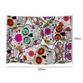 thumbnail image 5 of Colcha suave Franela cálida Decoración Mantas Calavera Cabeza Impreso Manta Tmvgtek Para estrenar, 5 of 5