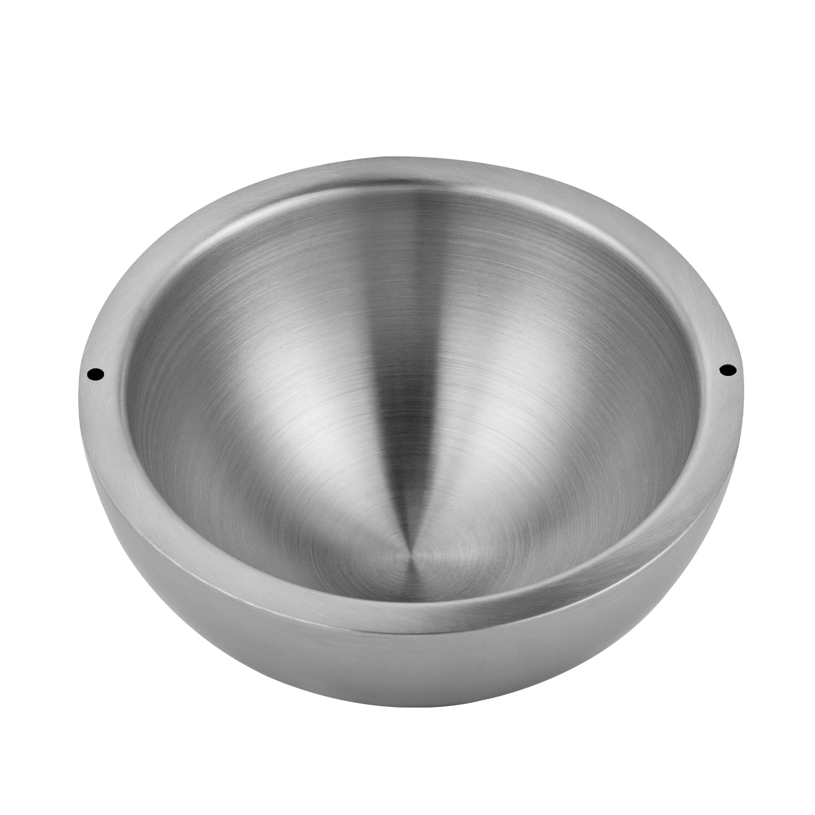 5 PCS 20*9cm Salad Bowl Silver Round Stainless Steel Salad Bowl for Rice Dipping Sauce Oatmeal Sauce Baby Food
