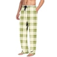 thumbnail image 7 of Ankola Men’s Christmas Plaid Pajama Pants, Loose Straight‑Leg Holiday Loungewear Trousers with Pockets & Drawstring Waist, 7 of 7