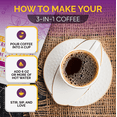 thumbnail image 3 of Grateful Earth Mushroom Coffee, Instant Coffee, Super Brain with Lion’s Mane & Chaga, 40 Packets, 3 of 11