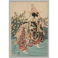 thumbnail image 3 of Toyokuni Utagawa 11x14 Black Modern Framed Museum Art Print Titled - Actors (1769-1825), 3 of 5