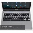 thumbnail image 3 of WQLPP-Protecteur de Clavier pour Acer Chromebook 11 CB3-131, R 11 CB5-132T, 13.3 Pouces R 13 CB5-312T - Version US (Noir), 3 of 4