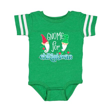 

Inktastic Gnome for Christmas with Holly Gift Baby Boy or Baby Girl Bodysuit