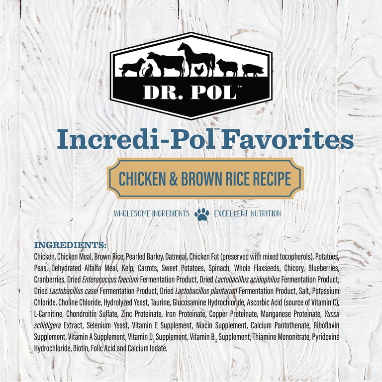 Chicken and Brown Rice Adult Dog Food, 6 lb Bag photo 3