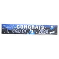 thumbnail image 5 of TINKSKY Graduation Decor Congrats Grad Banner for PartyBackdrop in Multi Color Polyester 70in x 100in, 5 of 8