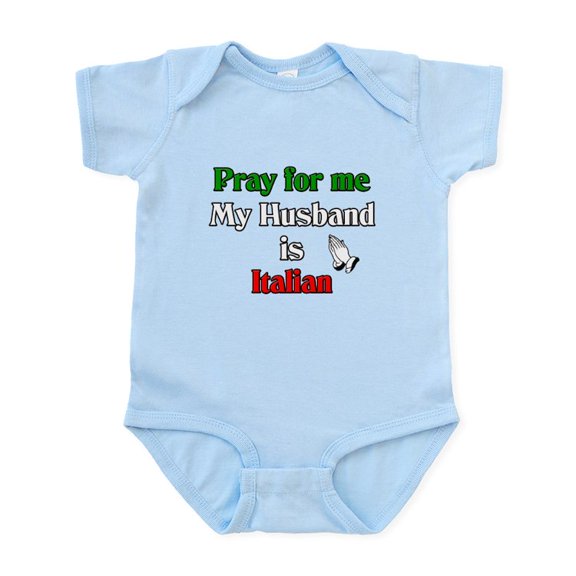 CafePress - Pray For Me My Husband Is Ita Infant Bodysuit - Baby Light Bodysuit, Size Newborn - 24 Months