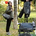 thumbnail image 3 of WEST BIKING EVA Carbon Pattern Bicycle Bag High Capacity 3D Rear Seat Pack 2 in 1 Travel Shoulder Cycling Equipment, 3 of 5