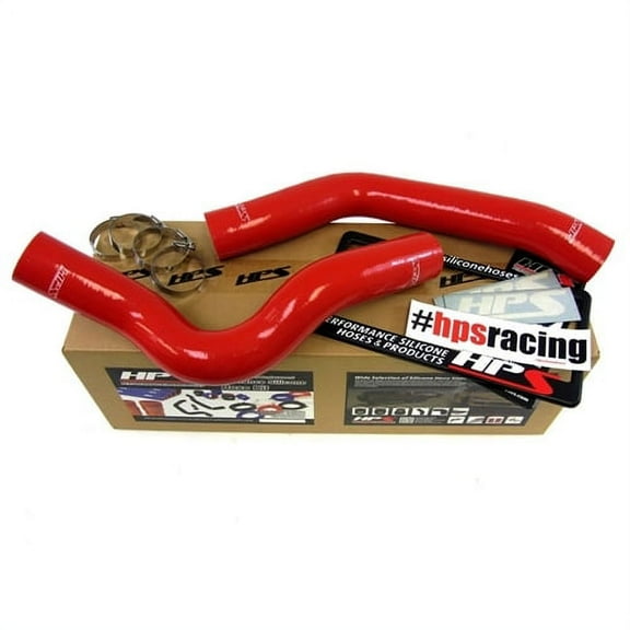 HPS Reinforced Red Silicone Radiator Hose Kit Coolant for Dodge 03-06 Viper SRT-10 8.3L V10
