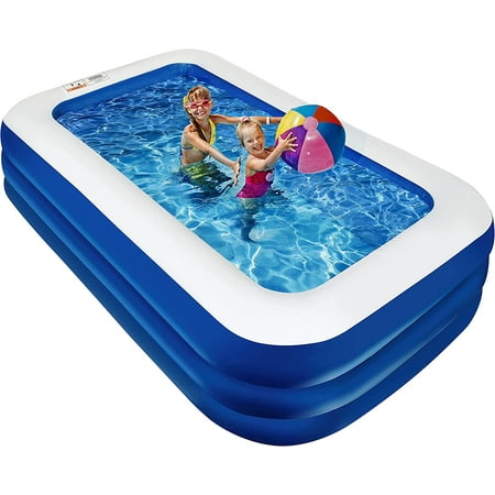 Inflatable Swimming Pool for Kids and Adults Family Inflatable Outdoor ...