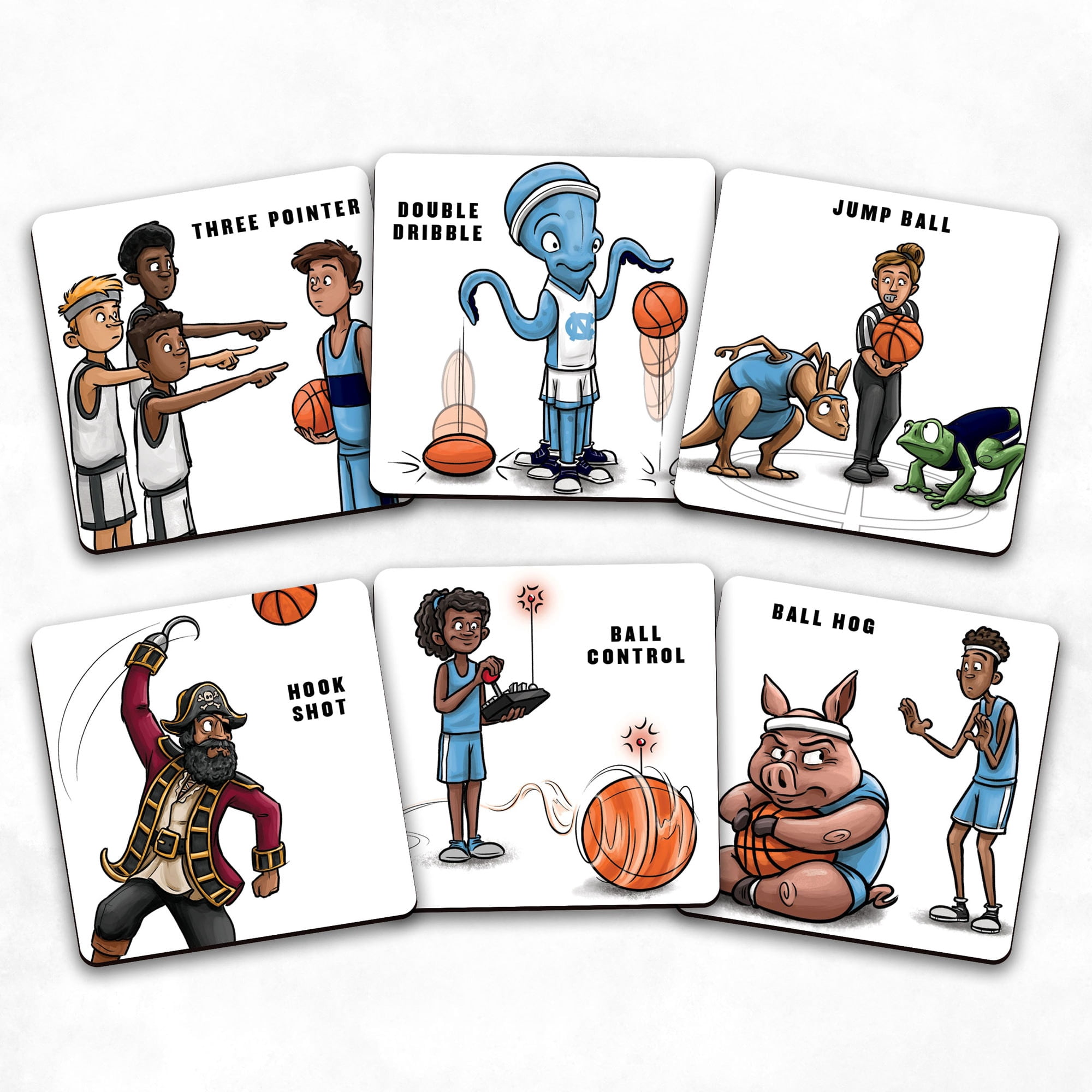 North Carolina Tar Heels Licensed Memory Match Game