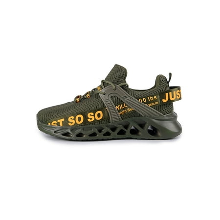 

Sanviglor Womens Sneakers Lace Up Athletic Shoes Fitness Workout Running Shoe Daily Lightweight Wear-resistant Trainers Shock Absorption Sport Fashion Sneaker ArmyGreen 7 men