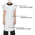 thumbnail image 2 of McKesson Exam Gowns, Disposable - Poly and Deluxe Tissue, Front or Back Opening, Unisex - White, One Size Fits Most Adults, 30 in x 40 in, 50 Count, 2 of 11